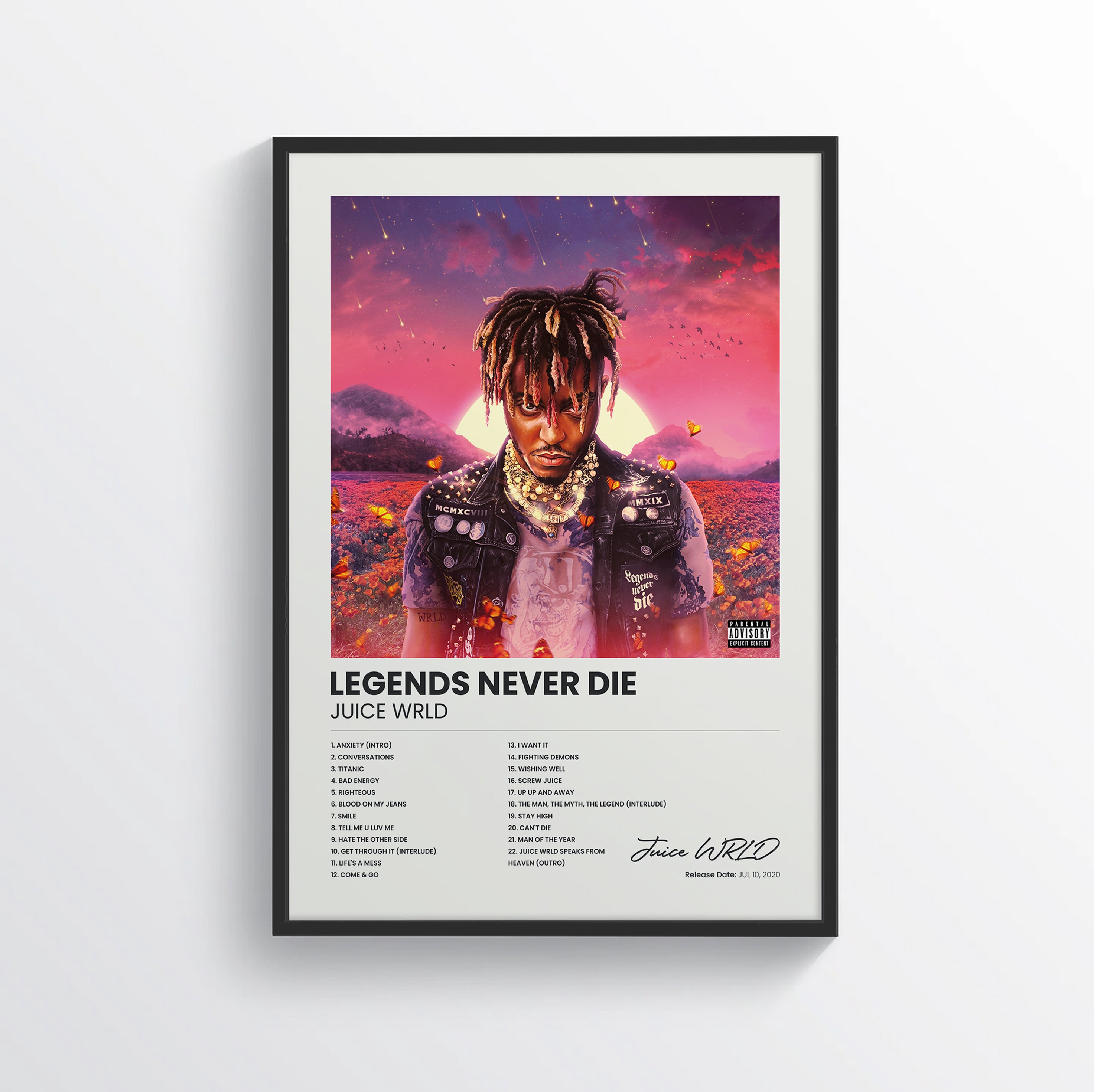 Legends Never Die - Juice WRLD – POSTERSDROP