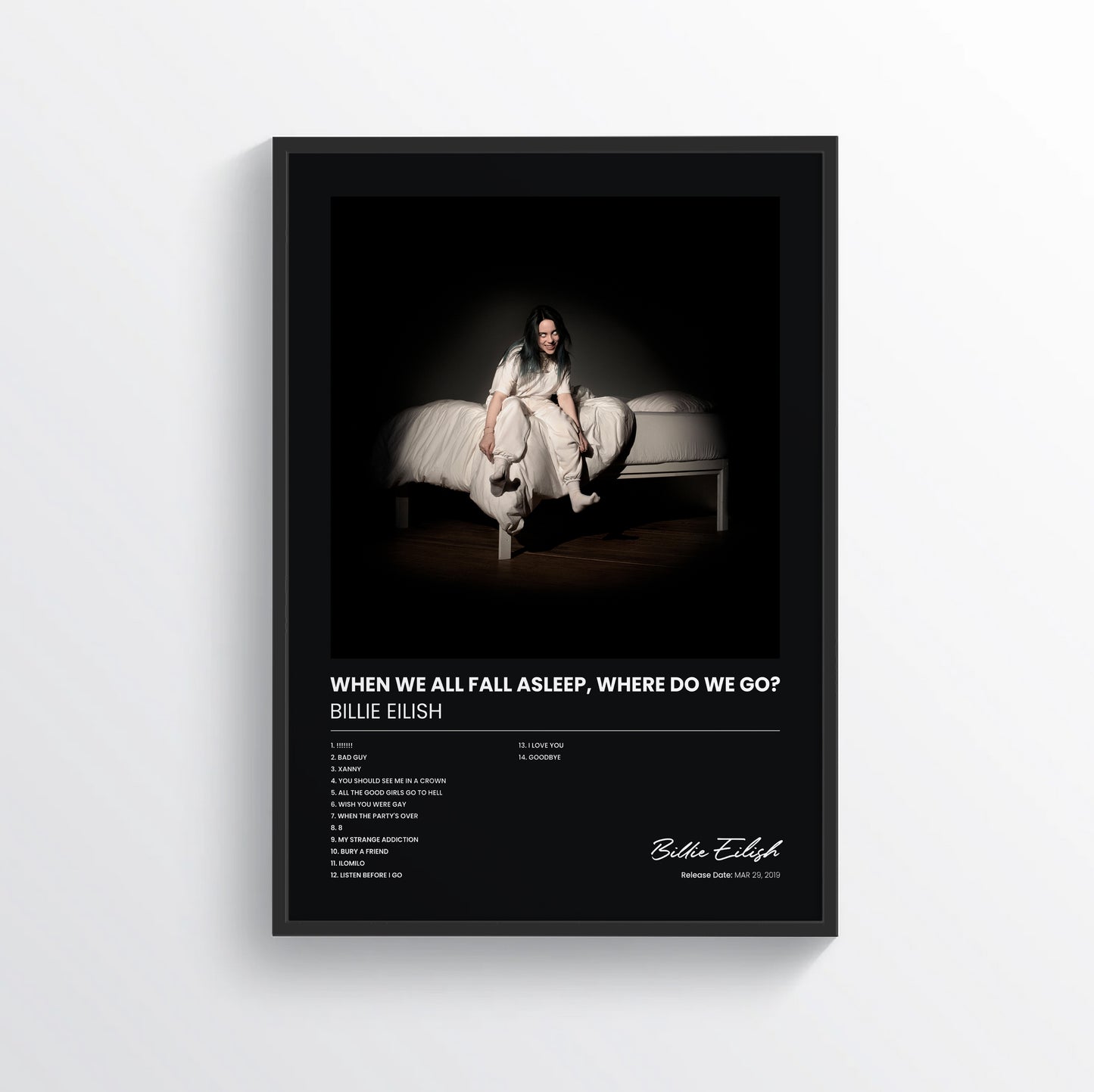 WHEN WE ALL FALL ASLEEP, WHERE DO WE GO? - Billie Eilish