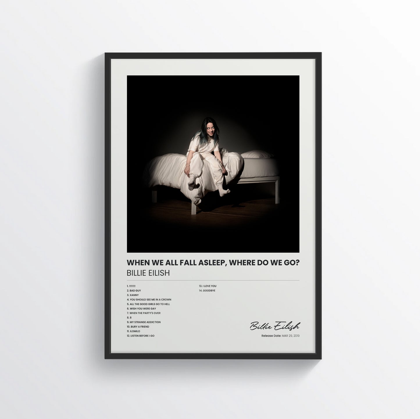 WHEN WE ALL FALL ASLEEP, WHERE DO WE GO? - Billie Eilish