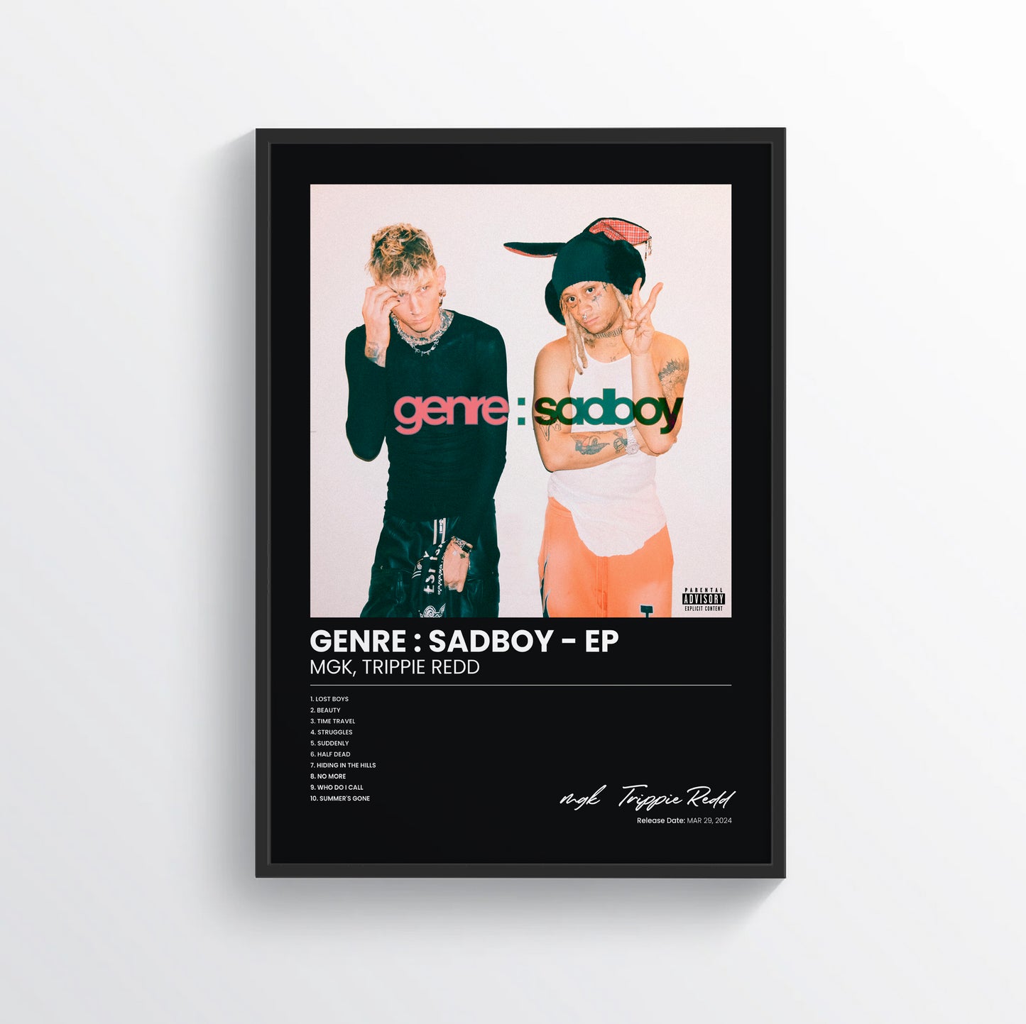 genre sadboy - EP - mgk & Trippie Redd