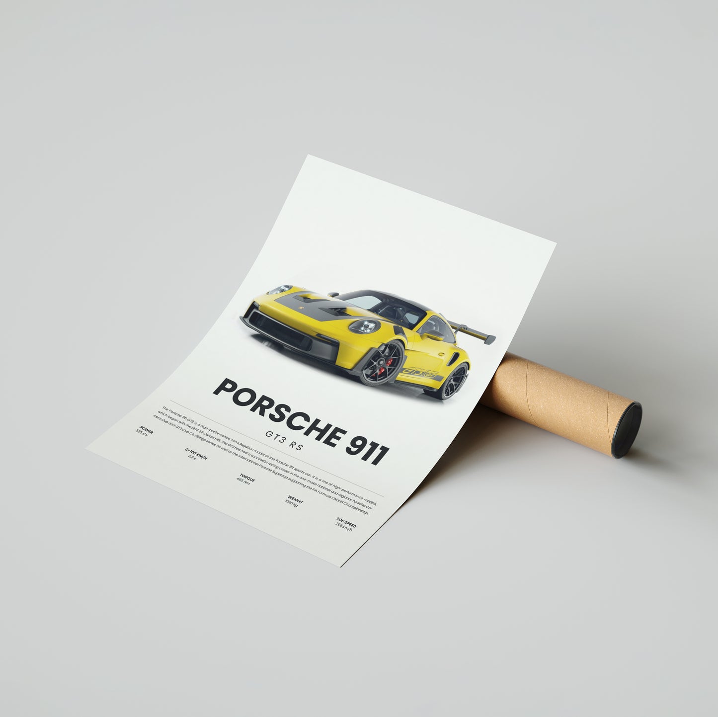 Porsche 911 GT3 RS Yellow