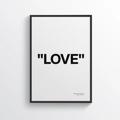 "LOVE" Minimalist Collection