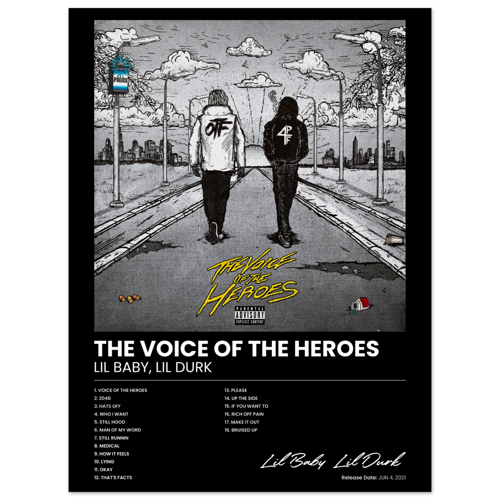 VOTH album cover, lil durk, lil baby, HD phone wallpaper