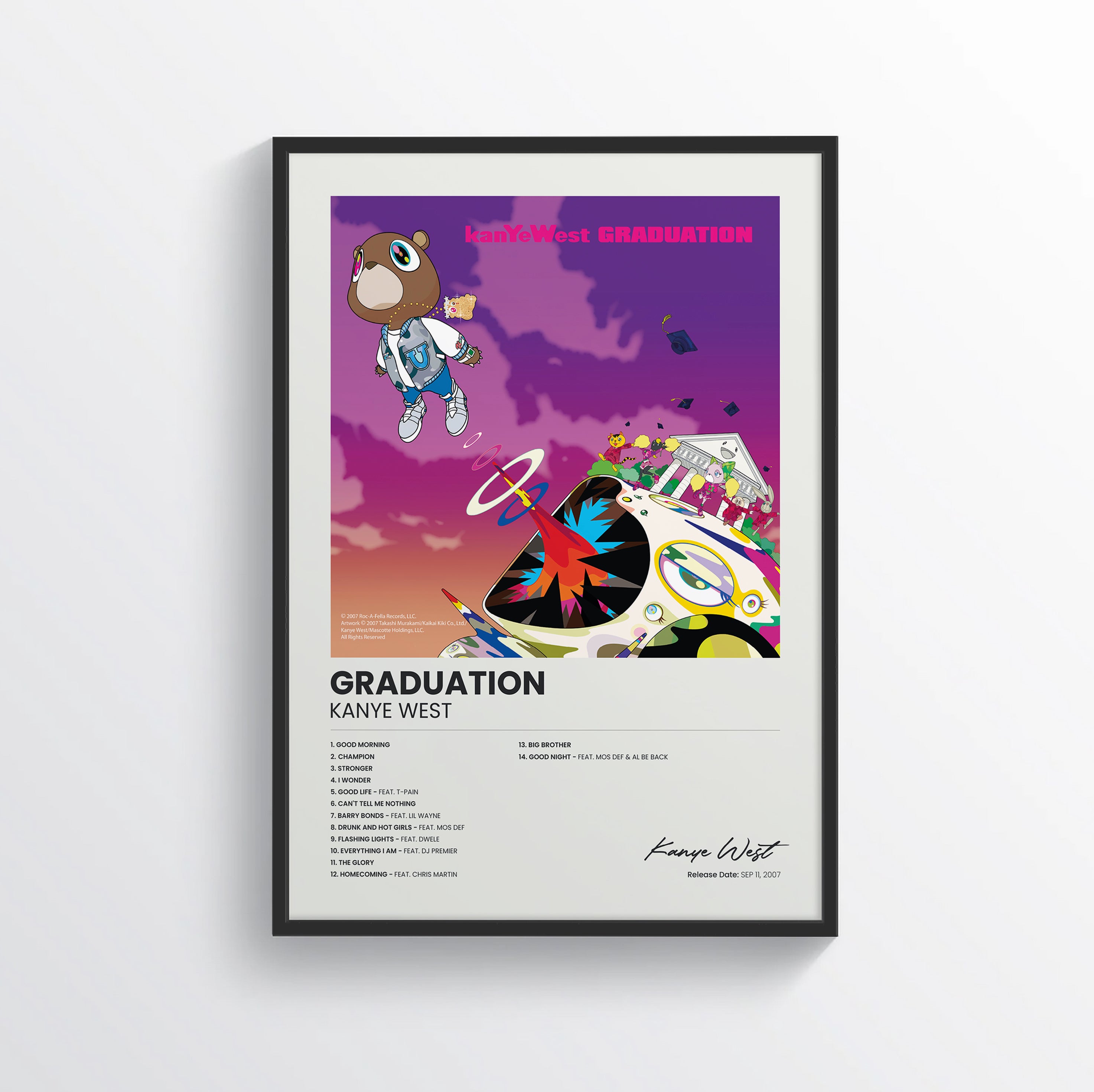 Graduation - Kanye West – POSTERSDROP