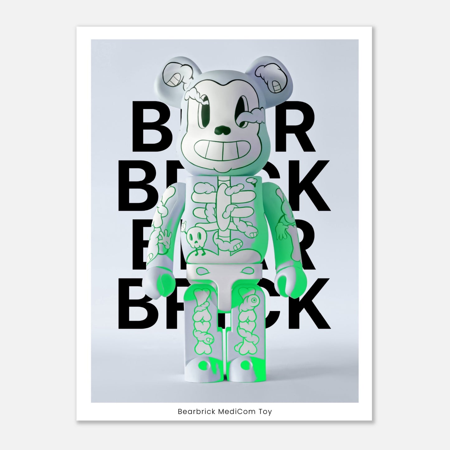 Bearbrick Green Glow