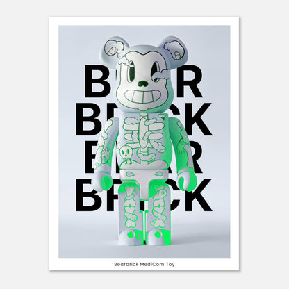 Bearbrick Green Glow