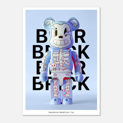 Bearbrick Blue & Red