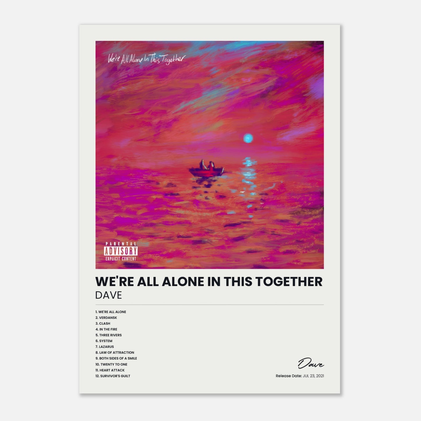 We're All Alone In This Together - Dave