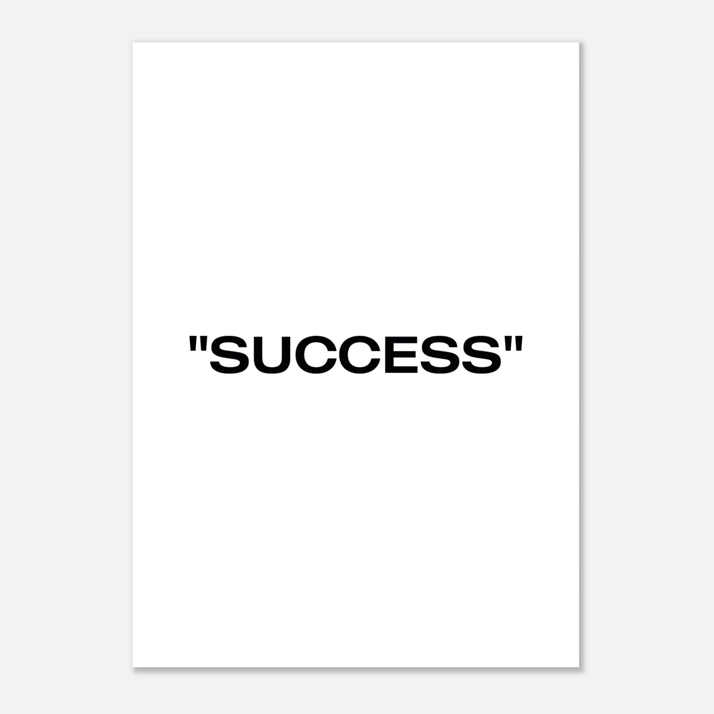 "SUCCESS" White