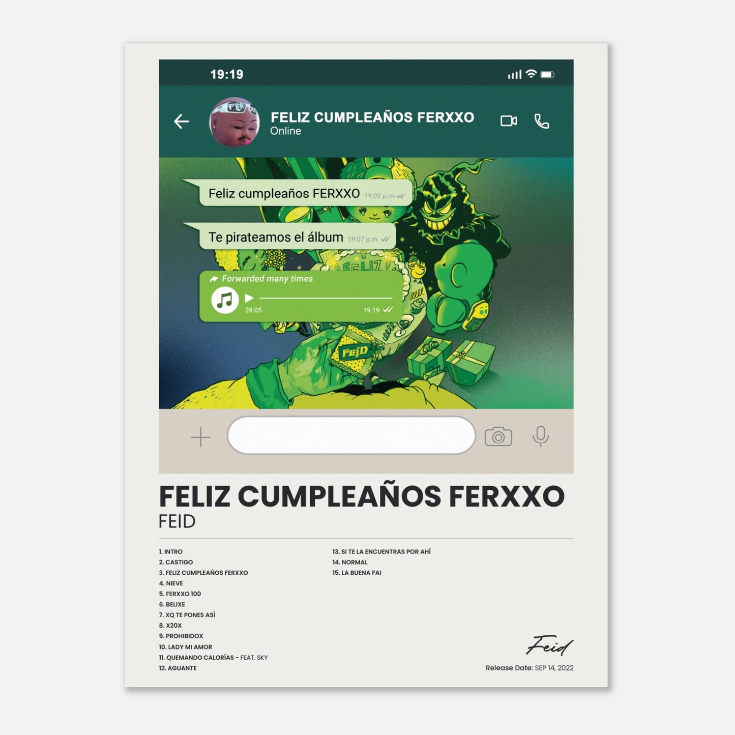 FELIZ CUMPLEAÑOS FERXXO TE PIRATEAMOS EL ÁLBUM - Feid