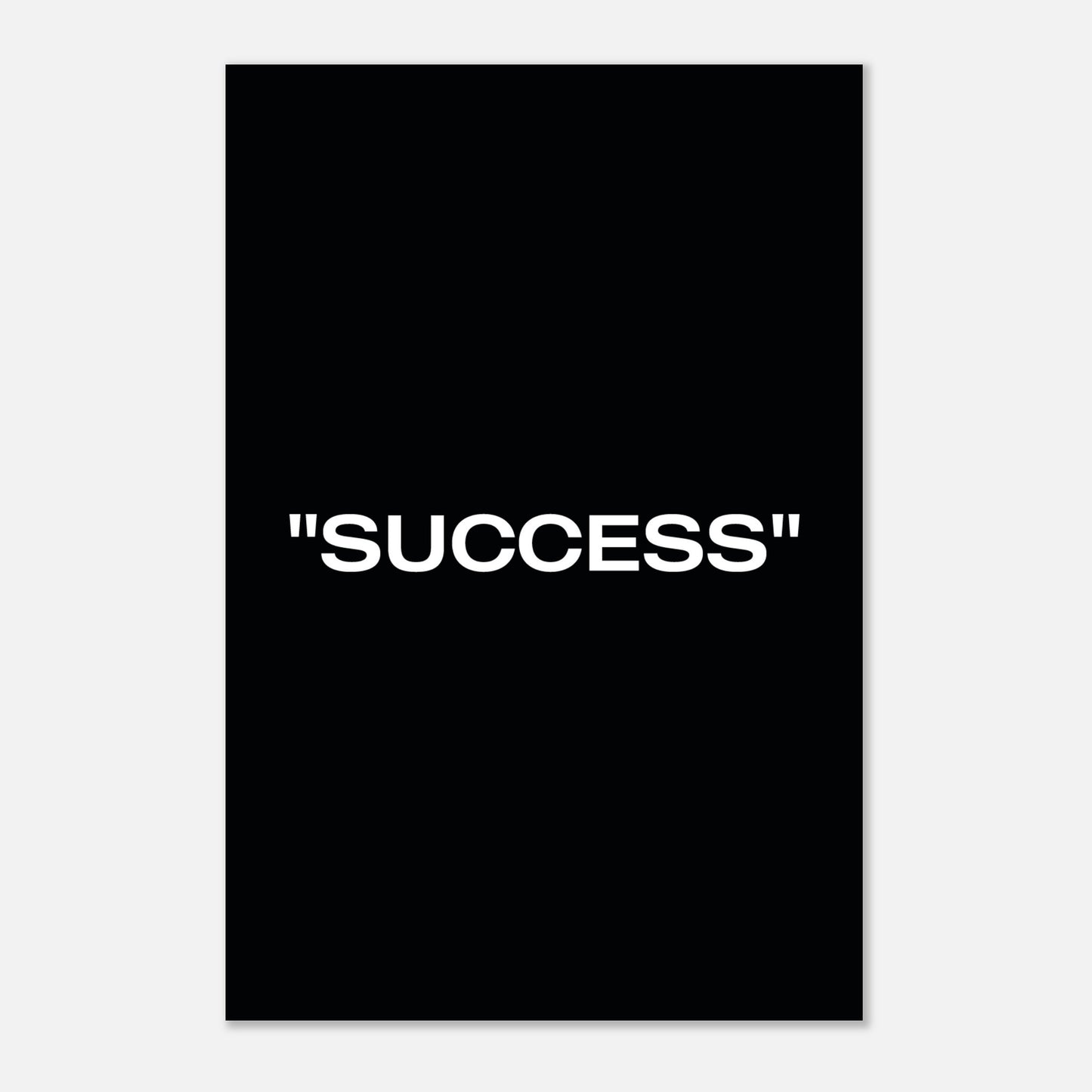 "SUCCESS" Black