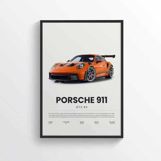 Porsche 911 GT3 RS Orange