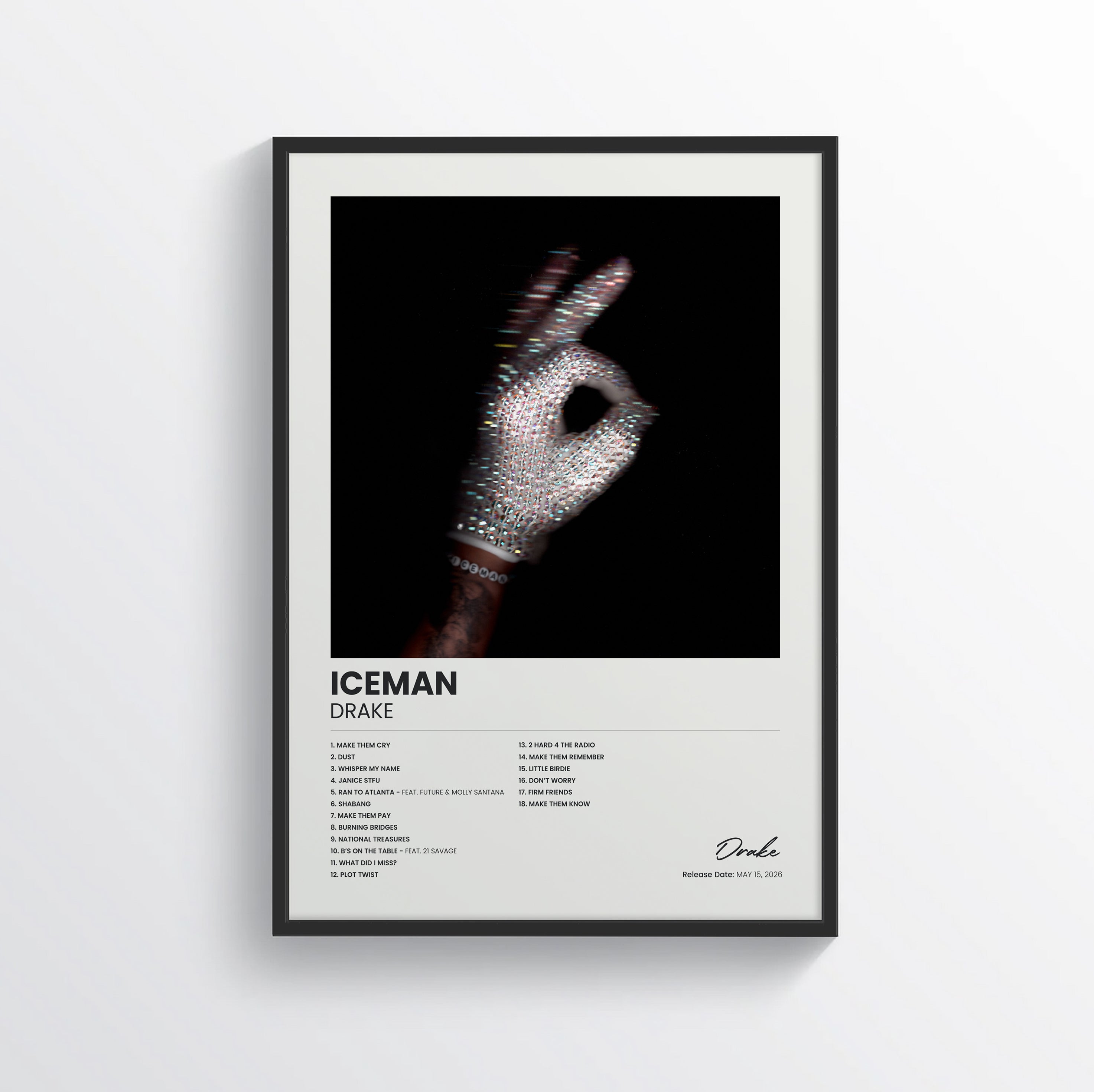 ICEMAN - Drake – POSTERSDROP