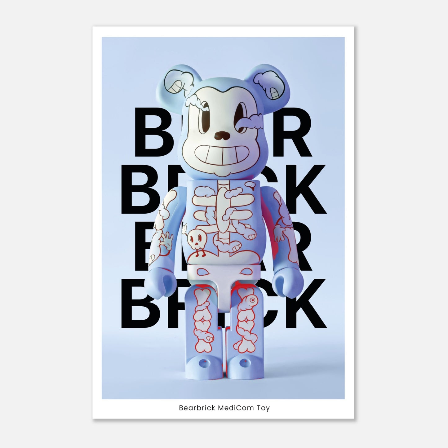 Bearbrick Blue & Red