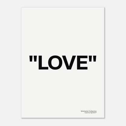 "LOVE" Minimalist Collection