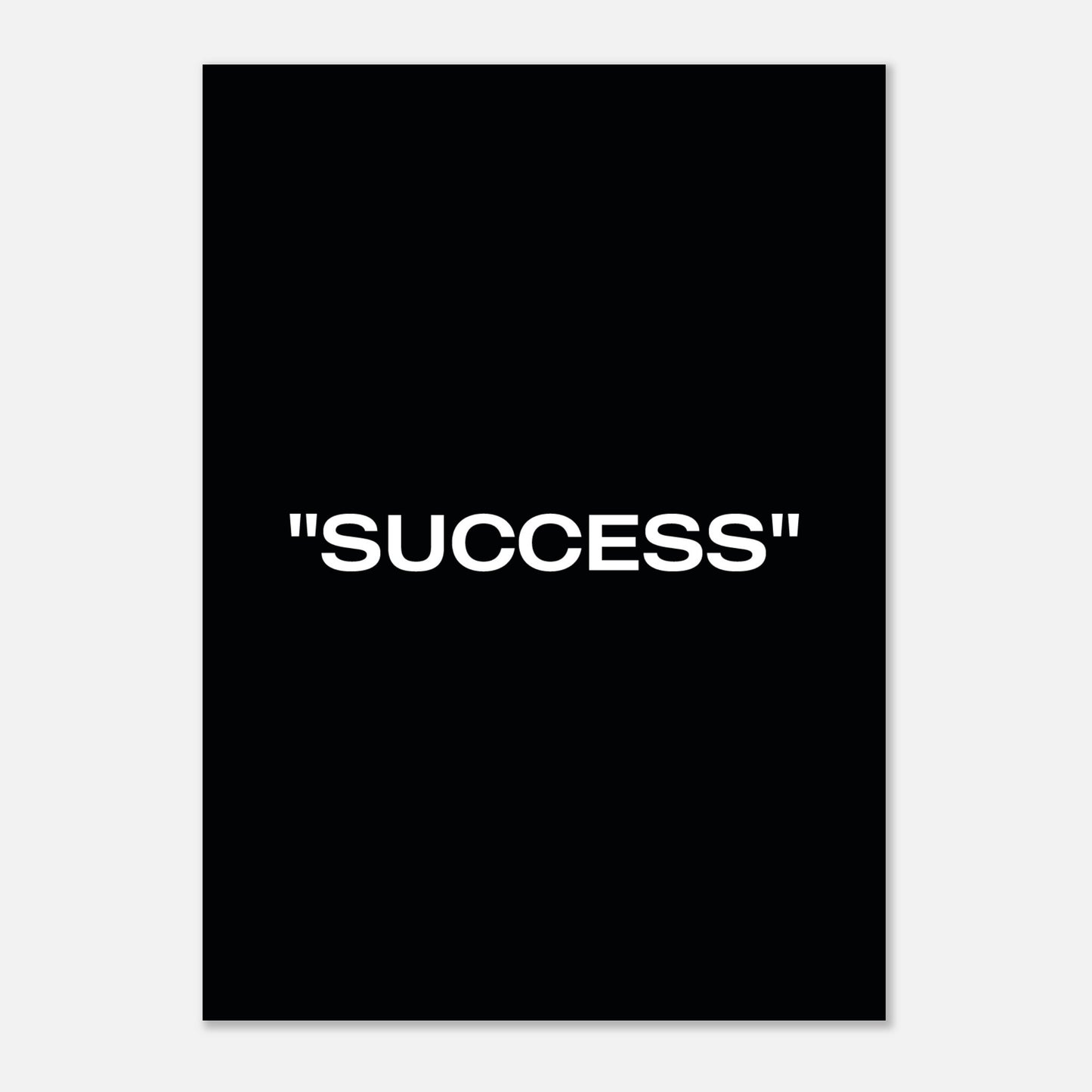 "SUCCESS" Black