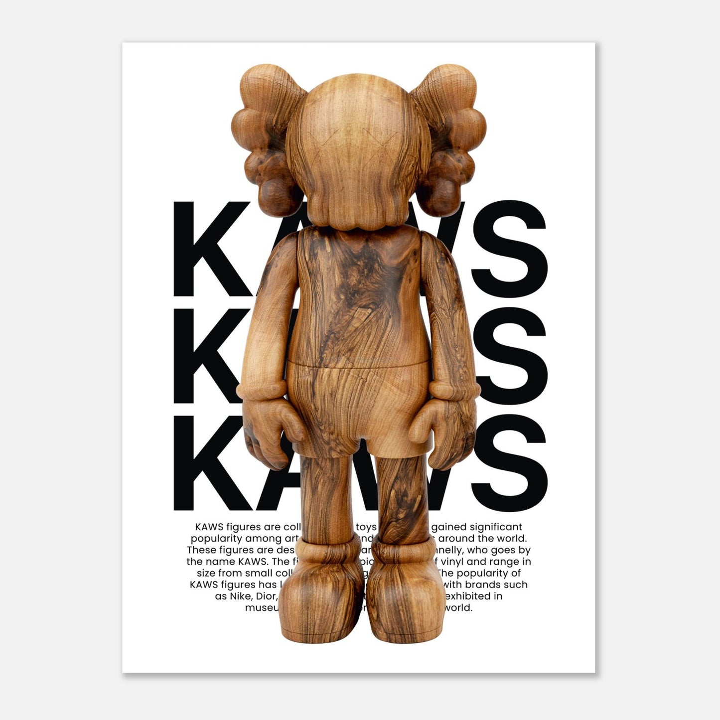 Hypebeast Figure Wood