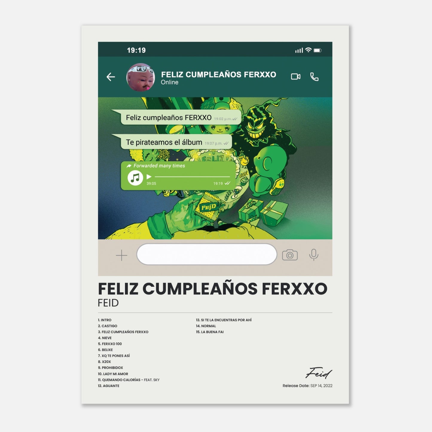 FELIZ CUMPLEAÑOS FERXXO TE PIRATEAMOS EL ÁLBUM - Feid