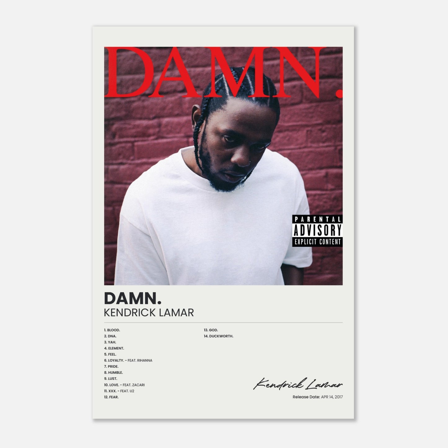 DAMN. - Kendrick Lamar