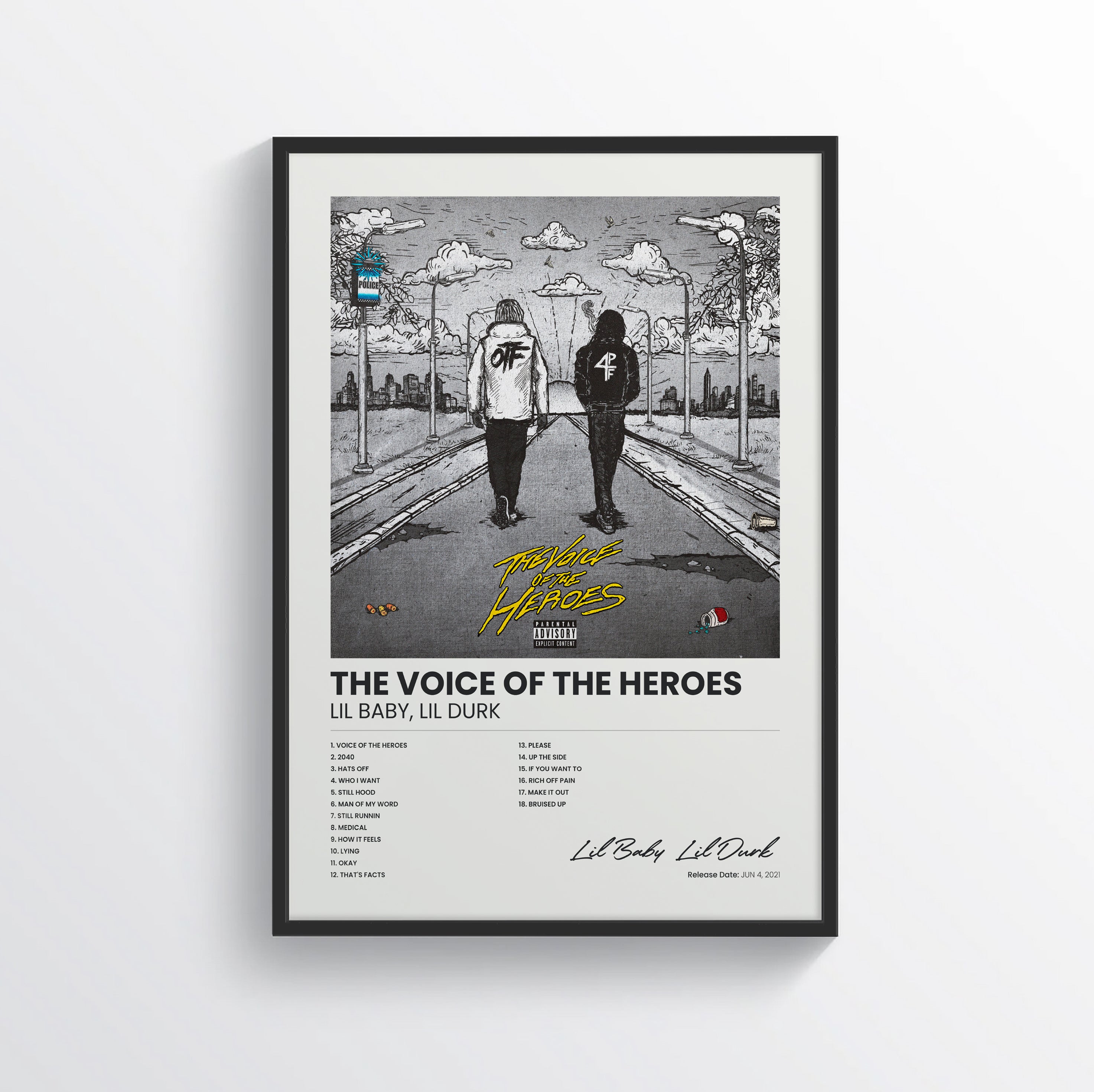 【限定特価】 Heroes the of Voice The - POSTERSDROP – Durk Lil & Baby Lil コレクション